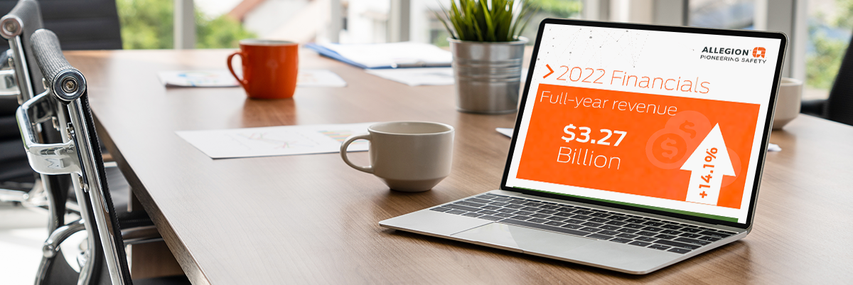 Review Allegion’s performance