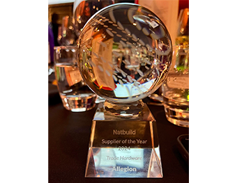 Allegion Australia wins 2 trade supplier awards