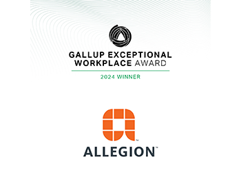 Allegion wins Gallup Exceptional Workplace Award