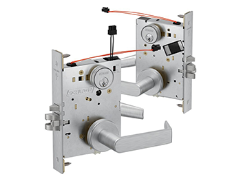 Motorized Latch Retraction on Schlage L Series Mortise Locks