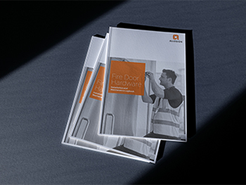 Allegion unveils new Fire Door Hardware Installation and Maintenance Logbook