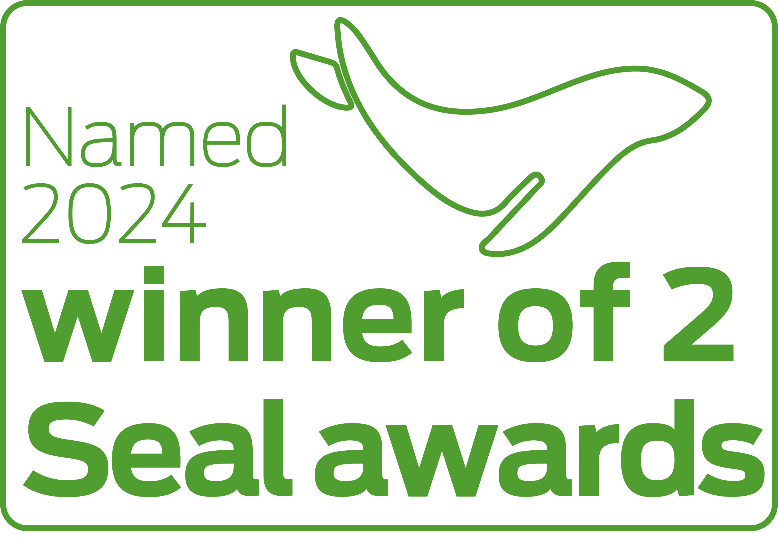 Named 2024 winner of 2 Seal awards