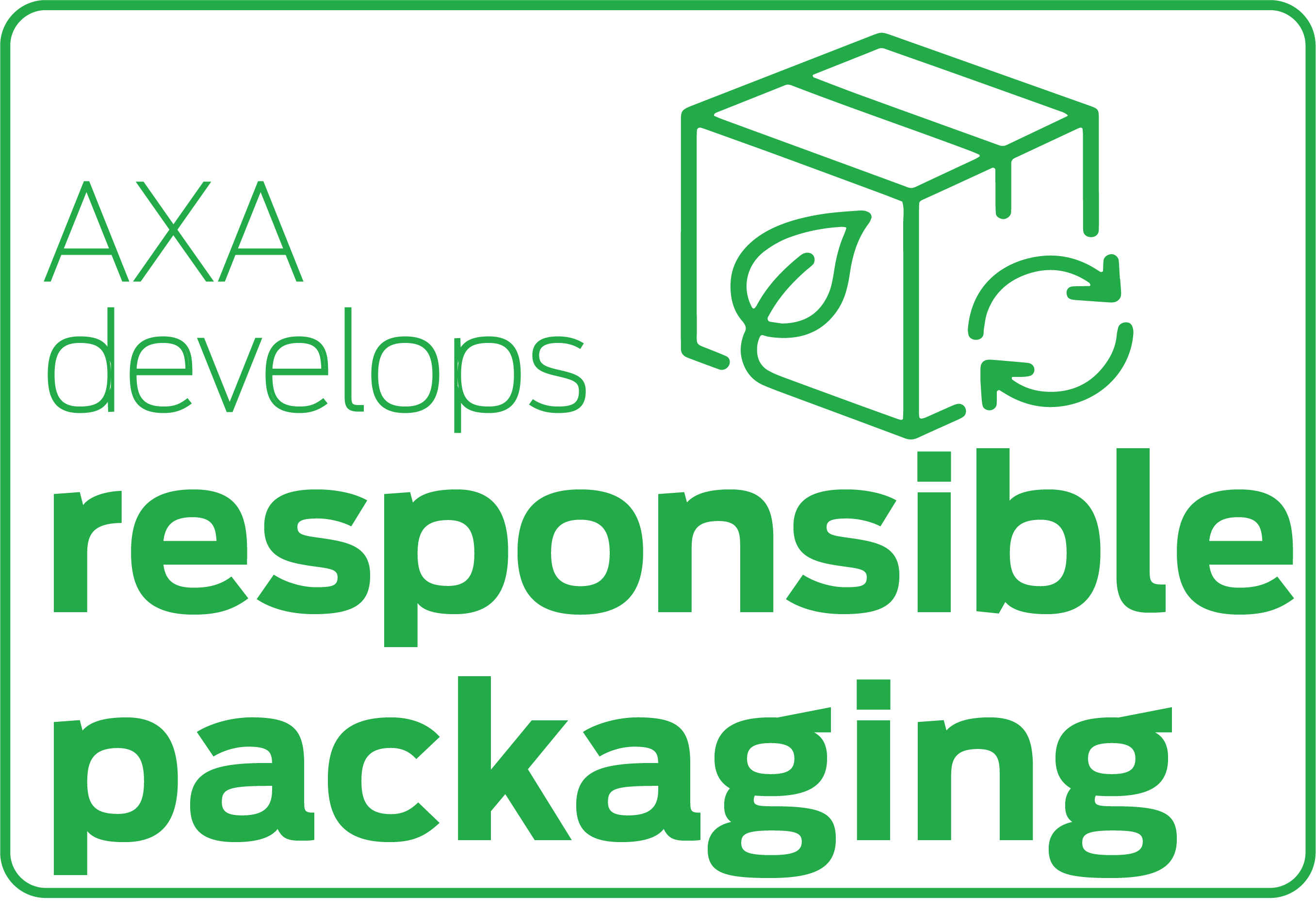 AXA develops responsible packaging