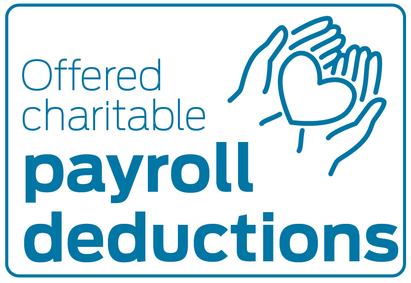 Offered charitable payroll deductions