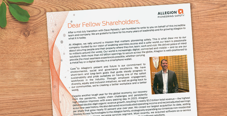 Allegion Annual Report