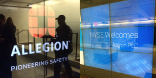 Allegion at the New York Stock Exchange