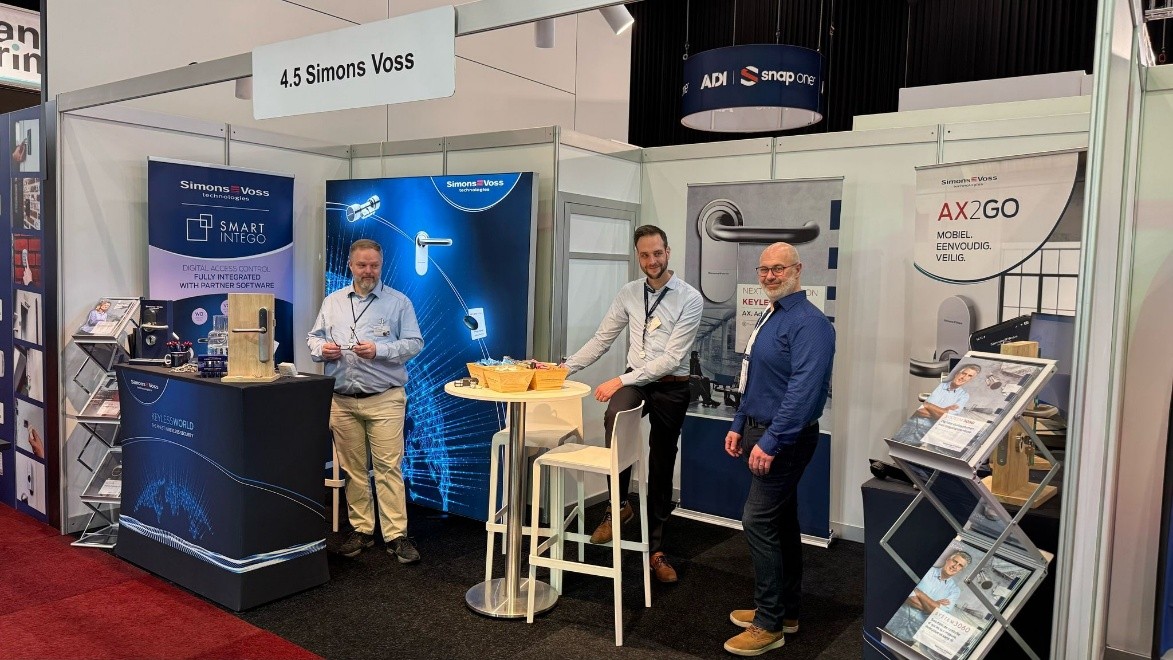 SimonsVoss showcases wireless locking systems at New Security Expo.