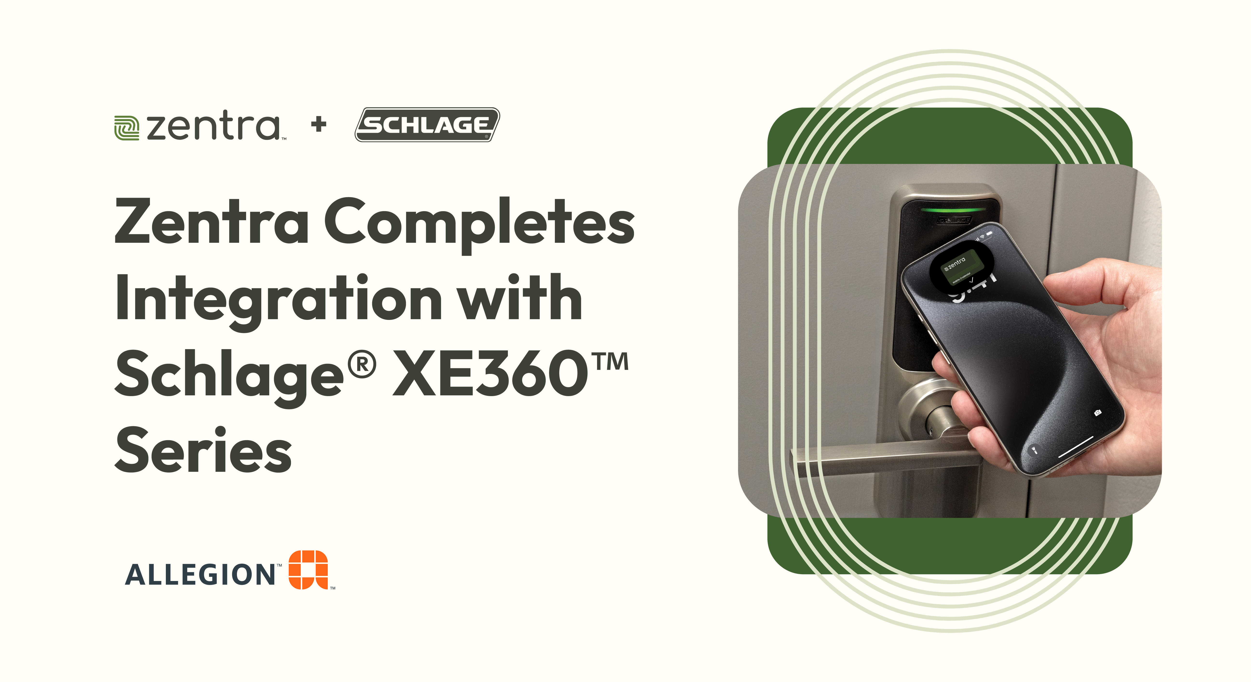 Schlage XE360™ Series + Zentra