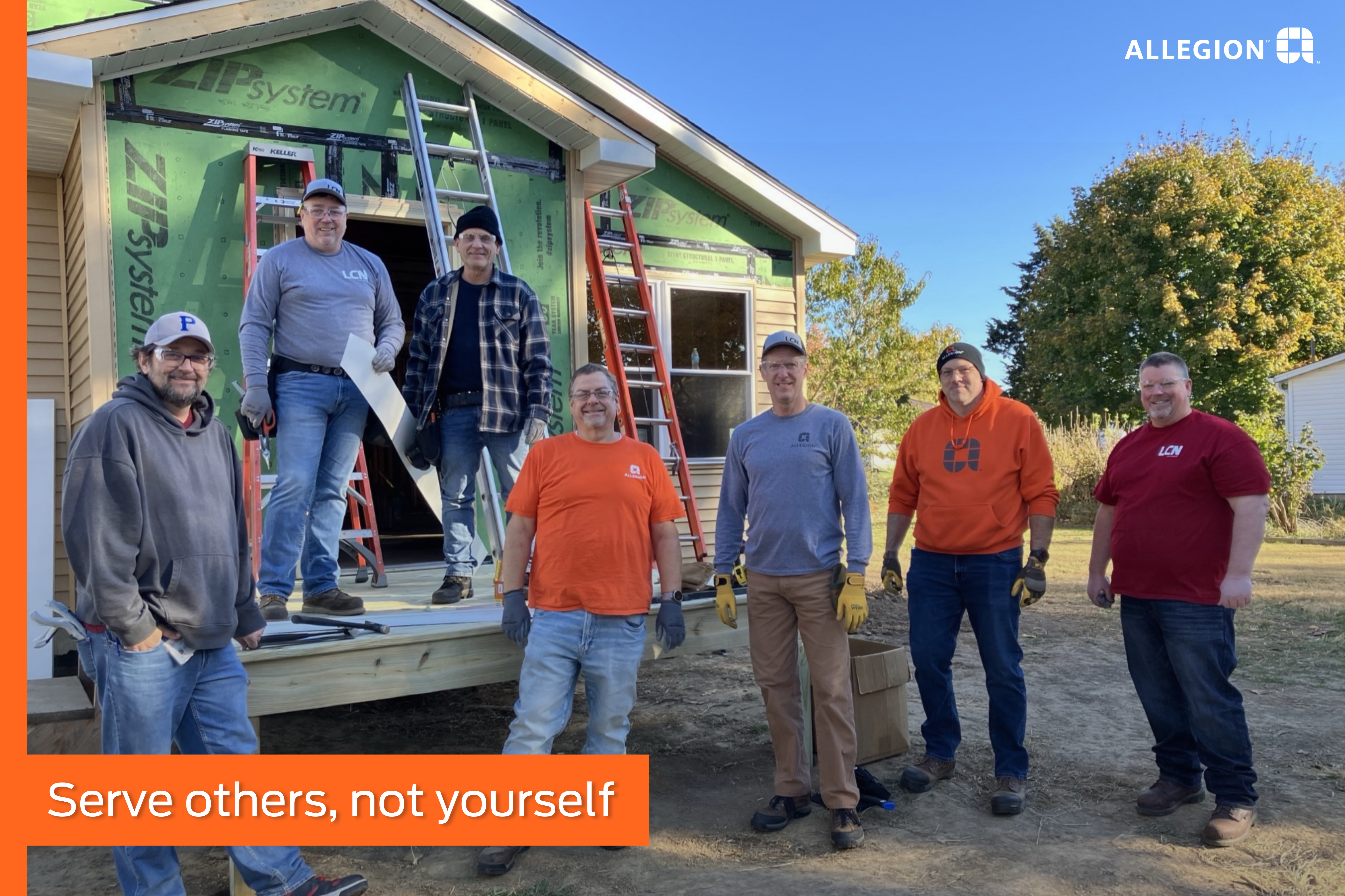 Guided by Allegion’s core value, “Serve others, not yourself,” service is at the heart of Allegion’s culture.