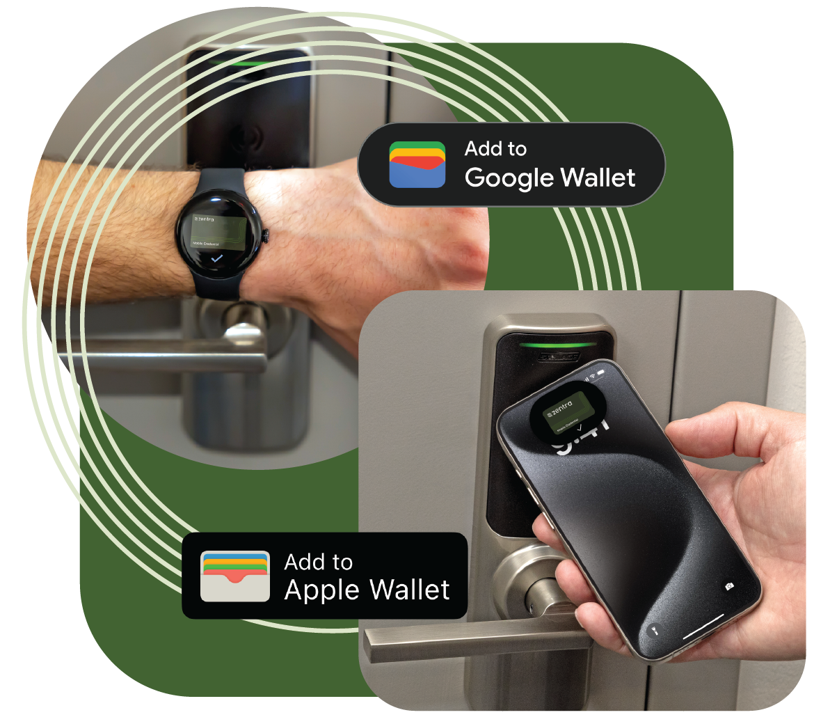 Zentra Resident Key for Apple Wallet® and Google Wallet™