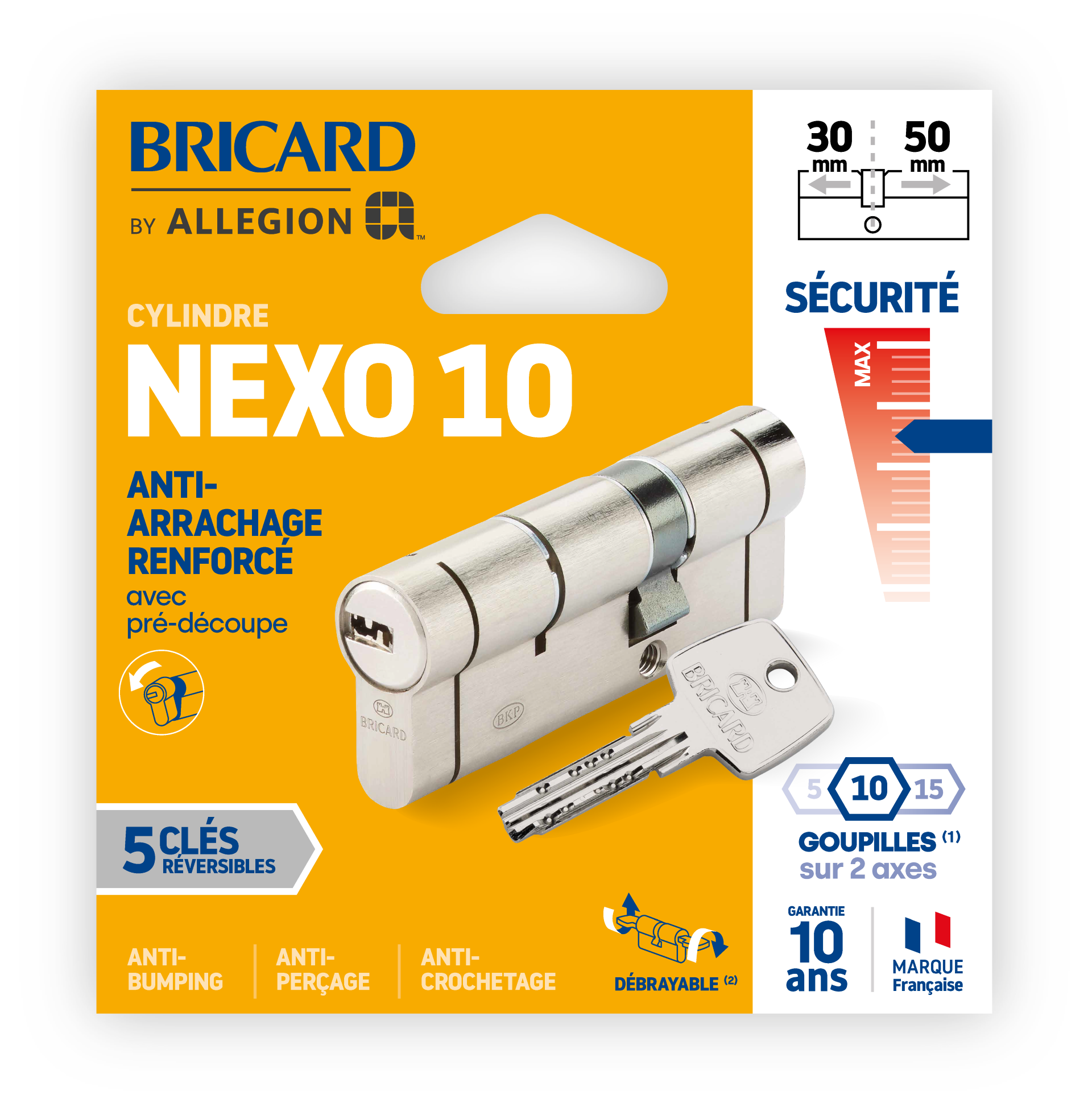Bricard Nexo 10 Cylinders