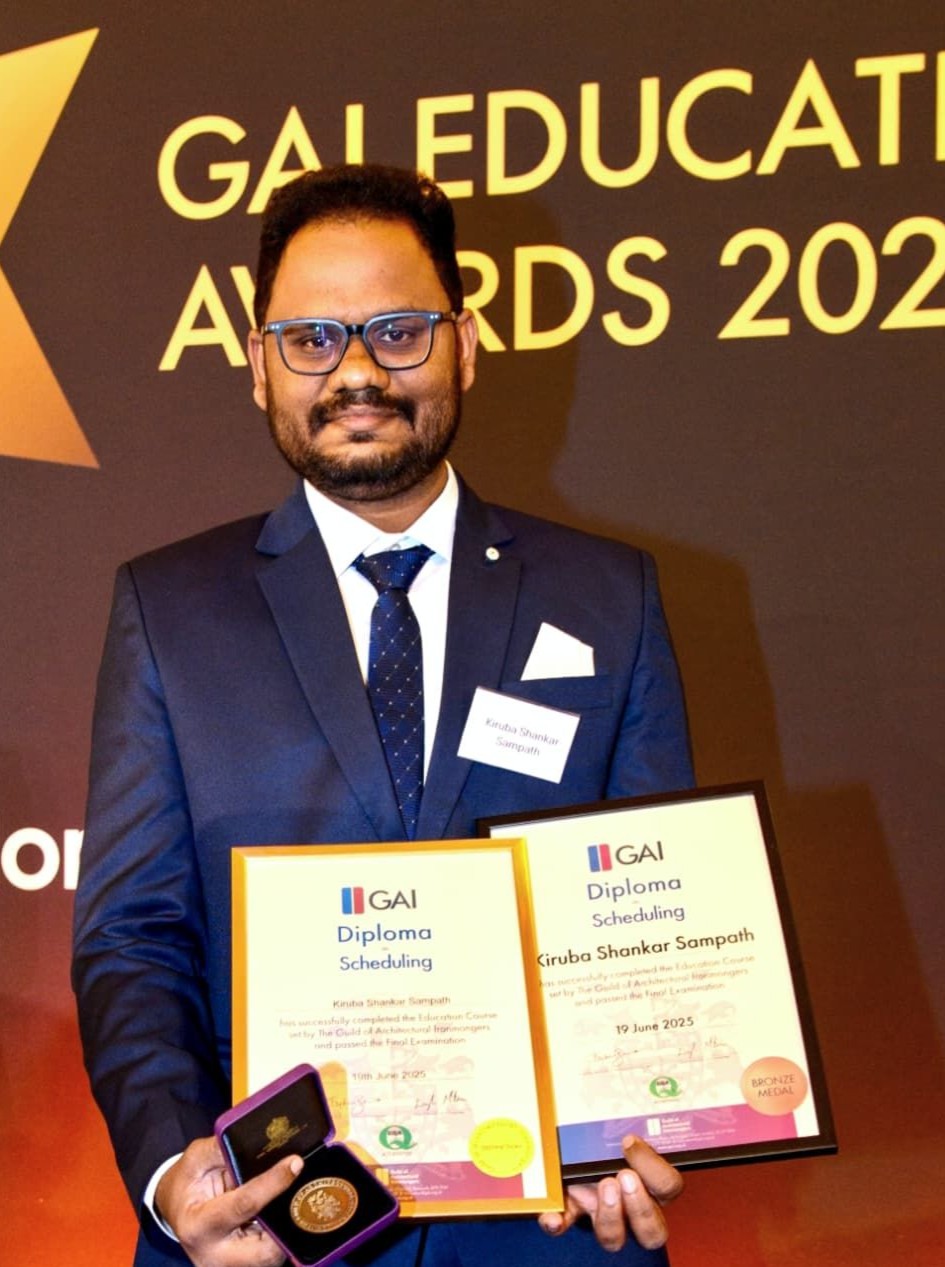 Allegion India’s Kiruba Shankar recognized at GAI Education Awards