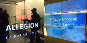 Allegion on the NYSE
